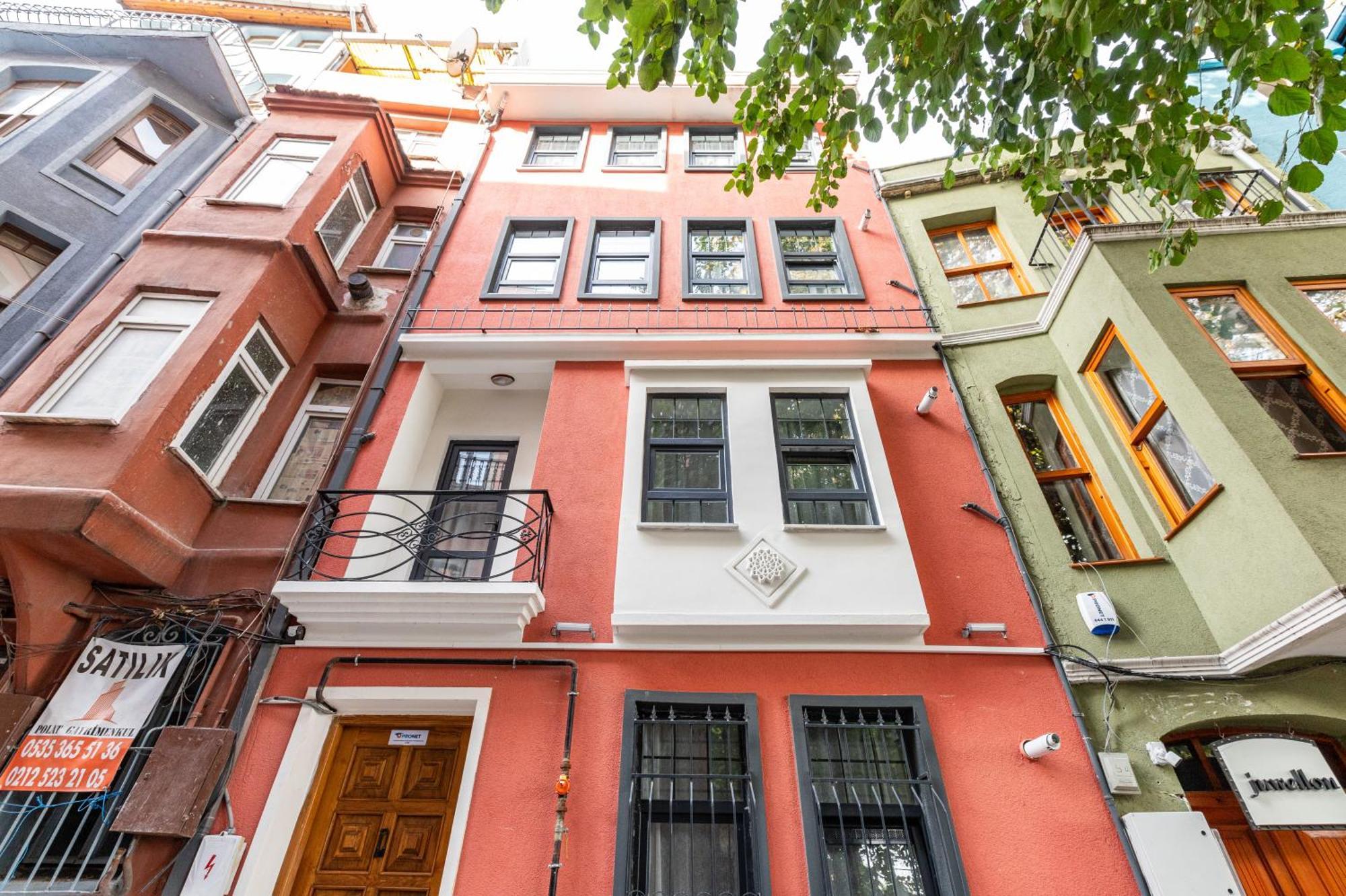 Red Suites Balat - Orange And Blue 이스탄불 외부 사진